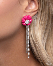Load image into Gallery viewer, Paparazzi Floral Fuel - Pink Earrings
