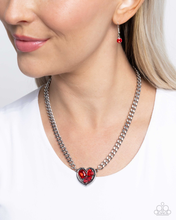 Load image into Gallery viewer, Paparazzi Tasteful Triad - Red Necklace
