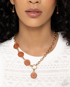Paparazzi Savory Stone - Brown &  Paparazzi Savory Season - Brown Bracelet Set