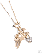 Load image into Gallery viewer, Paparazzi Valentines Venture - Gold Necklace
