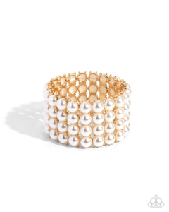 Paparazzi Ombré Overture - Gold Bracelet