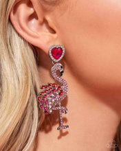 Load image into Gallery viewer, Paparazzi Flamingo Freestyle - Pink Earrings (2025 January Life Of The Party)
