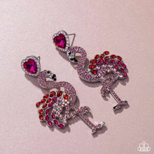 Load image into Gallery viewer, Paparazzi Flamingo Freestyle - Pink Earrings (2025 January Life Of The Party)
