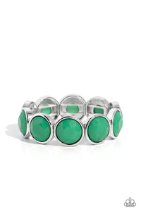 Paparazzi Long Live the Loud - Green Bracelet 