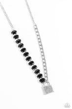 Load image into Gallery viewer, Paparazzi LOCK and Roll - Black Necklace
