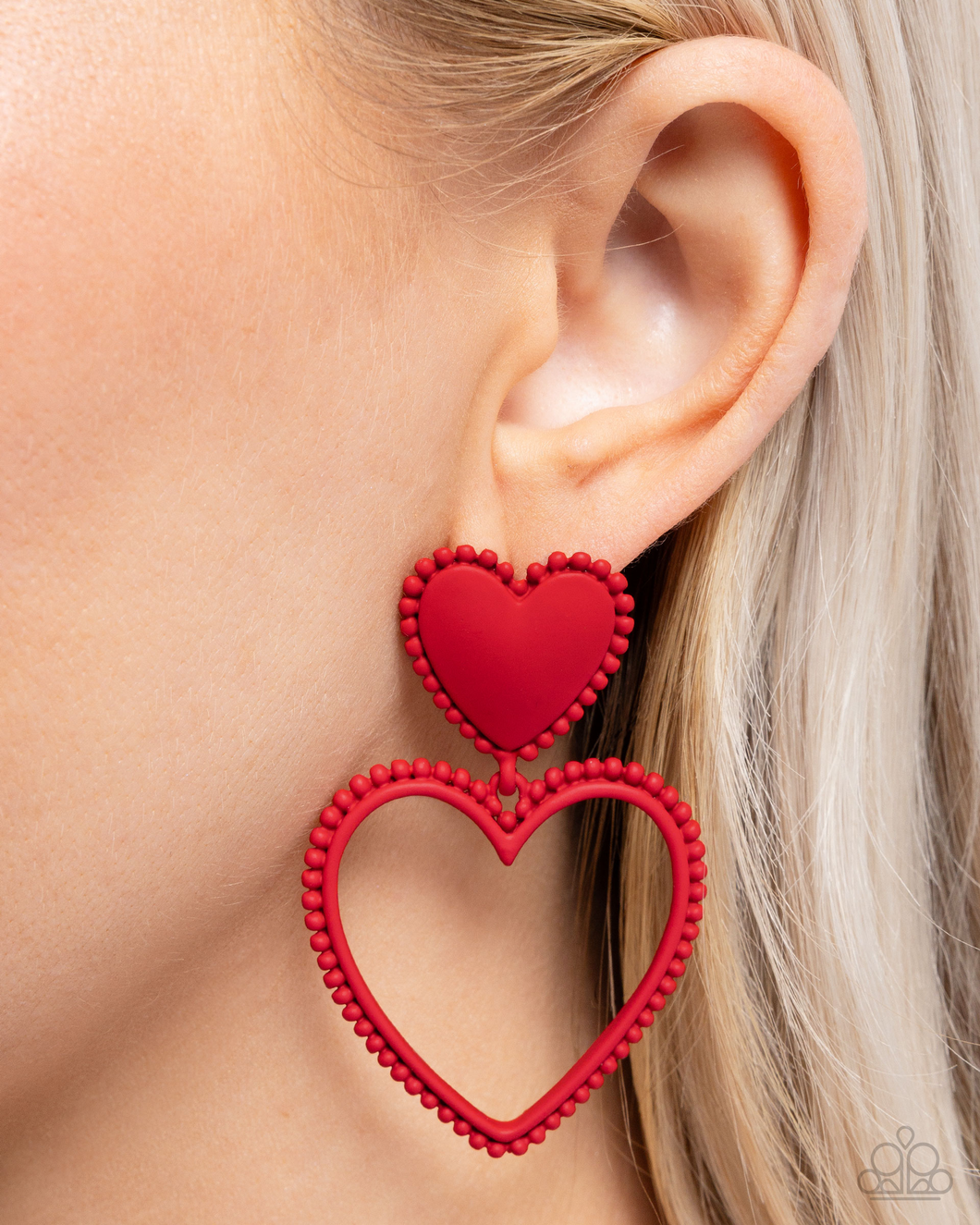 Paparazzi Casual Chemistry - Red Earrings