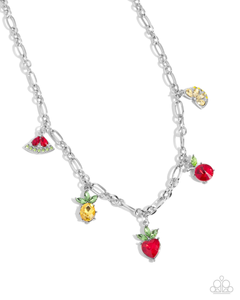 Paparazzi Fruity Fusion - Multi Necklace &  Paparazzi Fruity Feature - Multi Bracelet Set