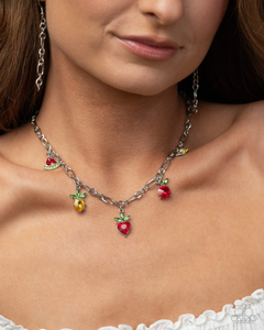 Paparazzi Fruity Fusion - Multi Necklace &  Paparazzi Fruity Feature - Multi Bracelet Set