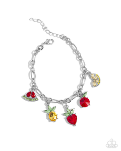 Paparazzi Fruity Fusion - Multi Necklace &  Paparazzi Fruity Feature - Multi Bracelet Set