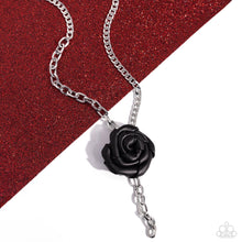 Load image into Gallery viewer, Paparazzi ROSE and Cons - Black Necklace (2024 EmpowerMe Pink)

