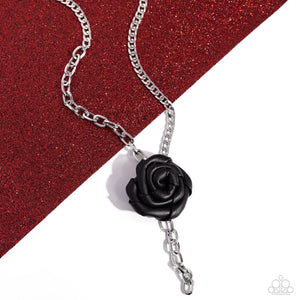Paparazzi ROSE and Cons - Black Necklace (2024 EmpowerMe Pink)