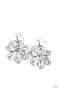 Paparazzi Hinging Hallmark - Silver Earrings