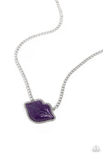 Load image into Gallery viewer, Paparazzi Lip Locked - Purple Necklace
