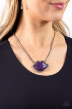 Load image into Gallery viewer, Paparazzi Lip Locked - Purple Necklace
