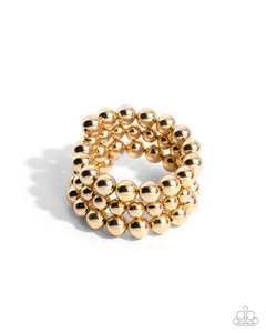 Paparazzi Refreshing Raindrops - Gold Bracelet