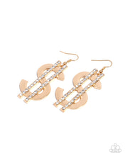 Load image into Gallery viewer, Paparazzi Magnate Moment - Gold Earrings
