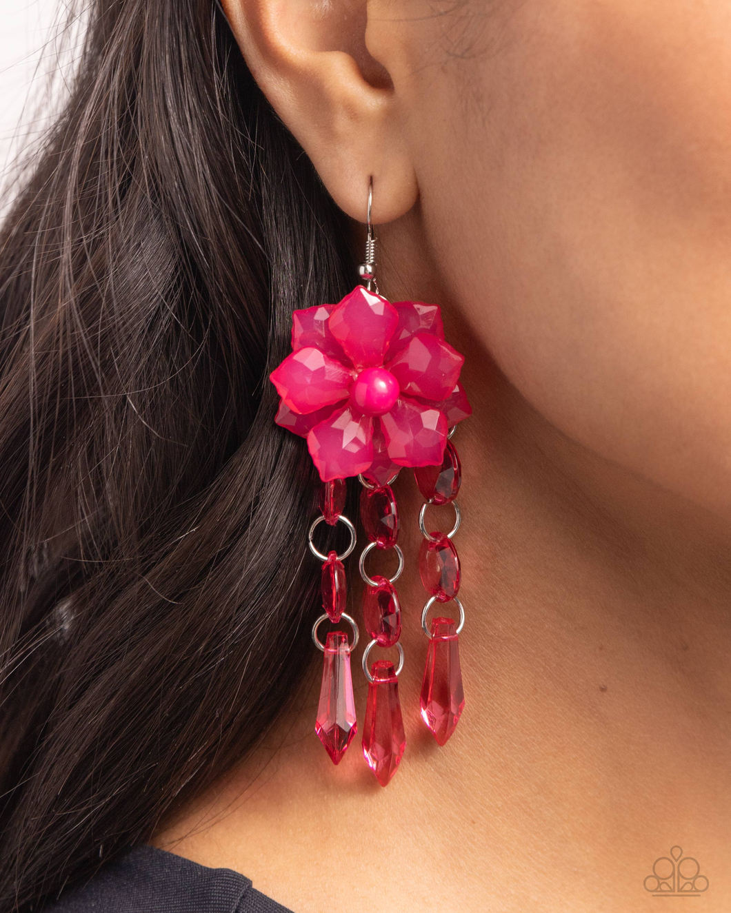 Paparazzi Hawaiian Hallmark - Pink Earrings