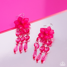 Load image into Gallery viewer, Paparazzi Hawaiian Hallmark - Pink Earrings
