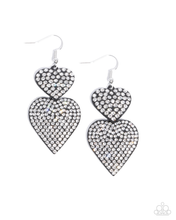 Load image into Gallery viewer, Paparazzi Never Enough Sparkle - Black Earrings
