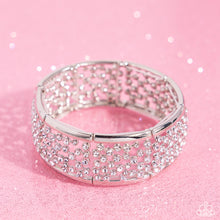 Load image into Gallery viewer, Paparazzi Subtly Scattered - White Bracelet (2024 EmpowerMe Pink)
