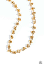 Load image into Gallery viewer, Paparazzi Knotted Kickoff - Gold Necklace
