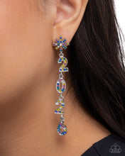 Load image into Gallery viewer, Paparazzi Ring In The Shimmer - Multi Earrings

