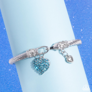 Paparazzi Heart Hour - Blue Bracelet