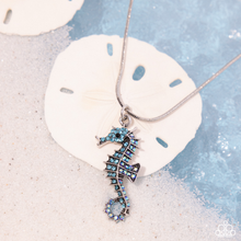 Load image into Gallery viewer, Paparazzi Seahorse Shanty - Blue Necklace
