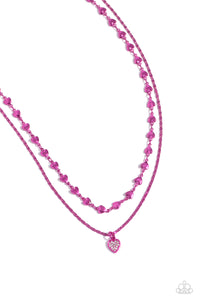 Paparazzi Cupid Combo - Pink Necklace