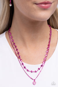 Paparazzi Cupid Combo - Pink Necklace