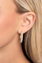 Load image into Gallery viewer, Paparazzi Glowing Praise - Gold Earrings

