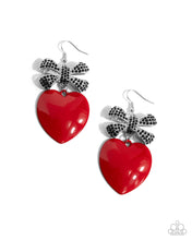 Load image into Gallery viewer, Paparazzi Suitable Sweetheart - Red Earrings
