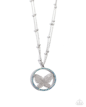 Load image into Gallery viewer, Paparazzi Festive Flight - Blue Necklace
