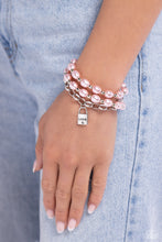 Load image into Gallery viewer, Paparazzi LOVE-Locked Legacy - Pink Bracelet
