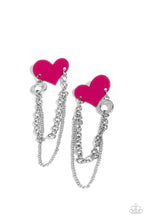 Load image into Gallery viewer, Paparazzi Altered Affection - Pink Earrings
