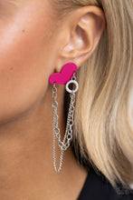 Load image into Gallery viewer, Paparazzi Altered Affection - Pink Earrings
