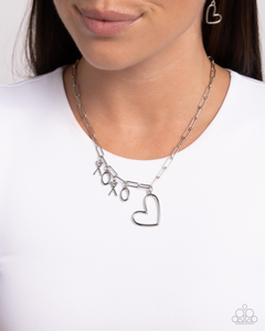 Paparazzi Courting Chains - Silver Necklace