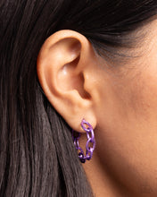 Load image into Gallery viewer, Paparazzi Colorful Cameo - Purple Earrings
