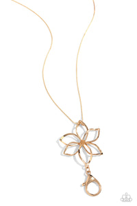 Paparazzi Flowering Fame - Gold Necklace