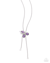 Load image into Gallery viewer, Paparazzi FLORAL Values - Purple Necklace &amp;  Paparazzi FLORAL Excellence - Purple Ring Set
