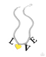 Load image into Gallery viewer, Paparazzi Lovely Lineup - Yellow Necklace
