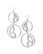 Load image into Gallery viewer, Paparazzi Admittedly Aerial - Blue Earrings
