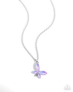 Paparazzi Aerial Aria - Purple Necklace