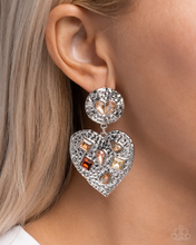 Load image into Gallery viewer, Paparazzi Antiqued Allure - Brown Earrings
