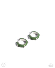 Load image into Gallery viewer, Paparazzi Coastal Color - Green Earrings (Ear Cuffs)

