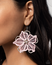 Load image into Gallery viewer, Paparazzi Refined Recognition - Pink Earrings
