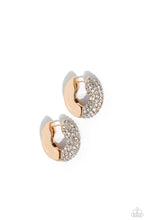Load image into Gallery viewer, Paparazzi Combustible Confidence - Gold Earrings
