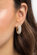 Load image into Gallery viewer, Paparazzi Combustible Confidence - Gold Earrings
