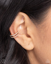 Load image into Gallery viewer, Paparazzi Monochromatic Mystique - Gold Earrings (Ear Cuffs)
