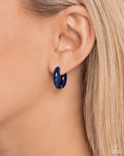 Load image into Gallery viewer, Paparazzi Pivoting Paint - Blue Earrings
